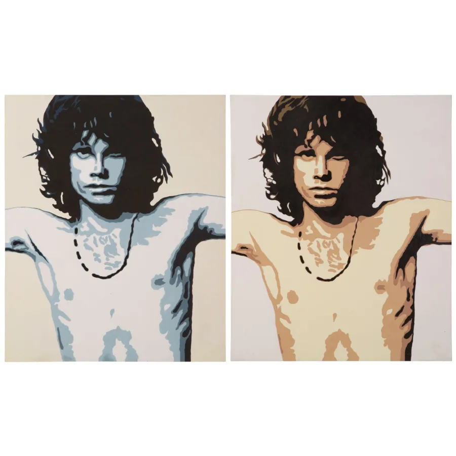 OBRAZ NA PŁÓTNIE MORRISON 100X120 cm MIN 2 ASS